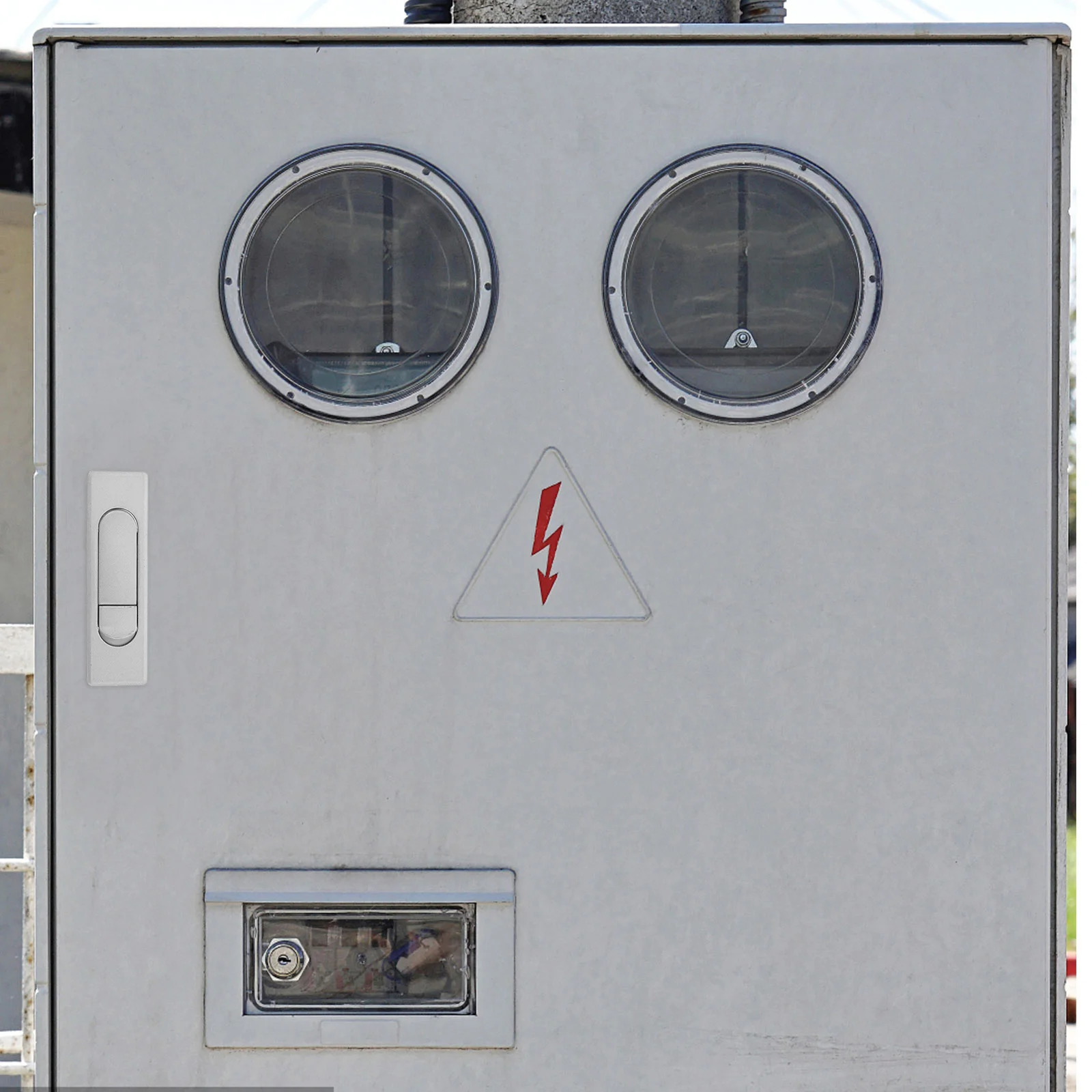 Serratura a pulsante rotonda per armadi elettrici Applicazione versatile Installazione semplice Design estetico Tasca per chiusure per armadietti per camper