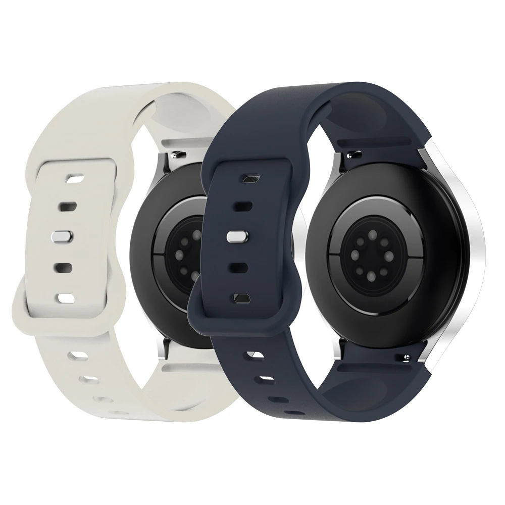 Keine Lücken Gurt für Samsung Galaxy Watch7 6 5 4 44/40mm klassisch 42/46/43/47mm Sport Silikon 20mm Band Watch5 Pro 45mm Armband