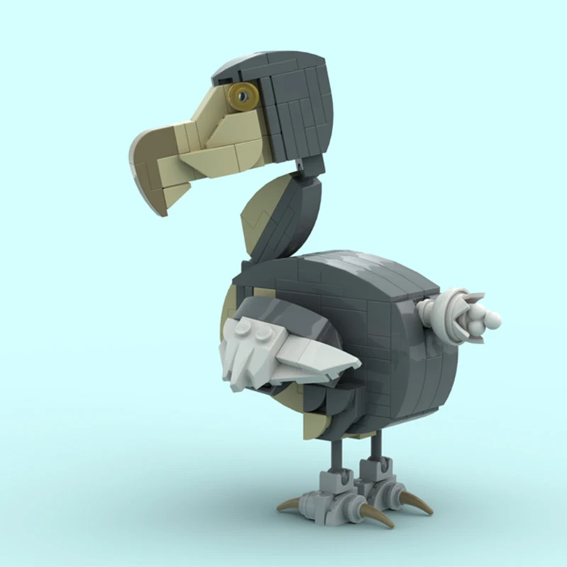 167PCS MOC Dodo Bird Building Blocks Extinct Animal Model Paleontology Collection DIY Model Building Blocks Birthday Toys Gift