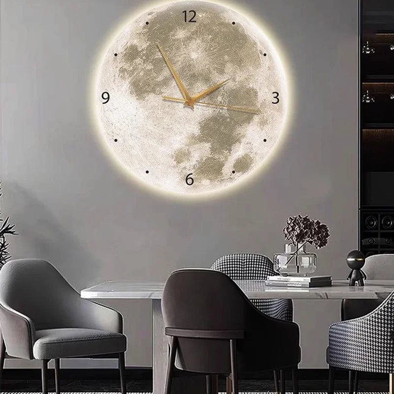 

Korean Digital Wall Clocks Art Mural Interior Design Design Simple Nordic Clock Wall Luxury Interior Reloj Pared Home Decor