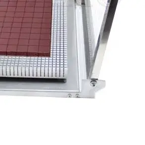 400*400mm Double Arm Manual Raw Chocolate Cutting Machine Slicer  Stainless Steel Bar Cutter Dessert Candy Multi-Size Cutting