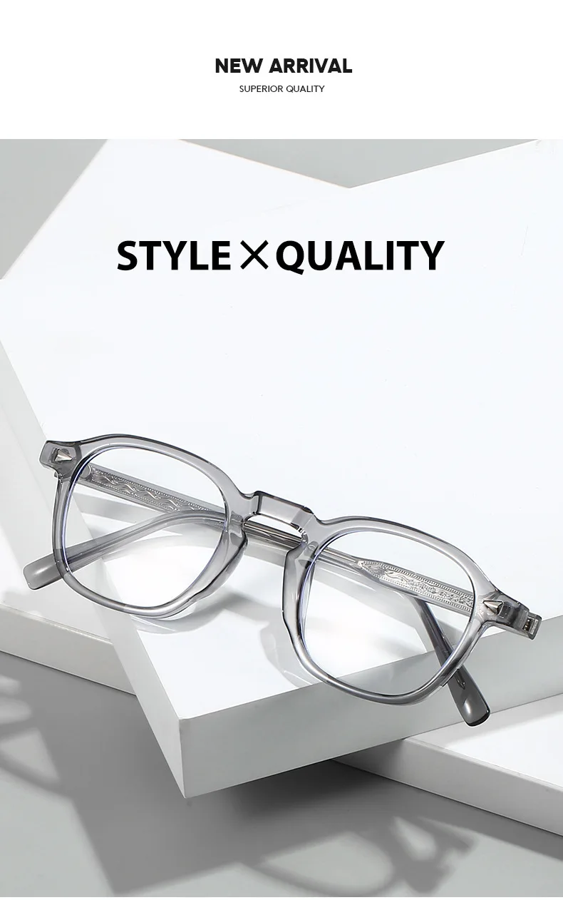 KOCOLIOR Neue TR90 Anti-Blaulicht-Brille für Männer und Frauen, Ovaler TR90-Plug-in-Design, Vielseitiger Rahmen, Lesebrille – Detail 4