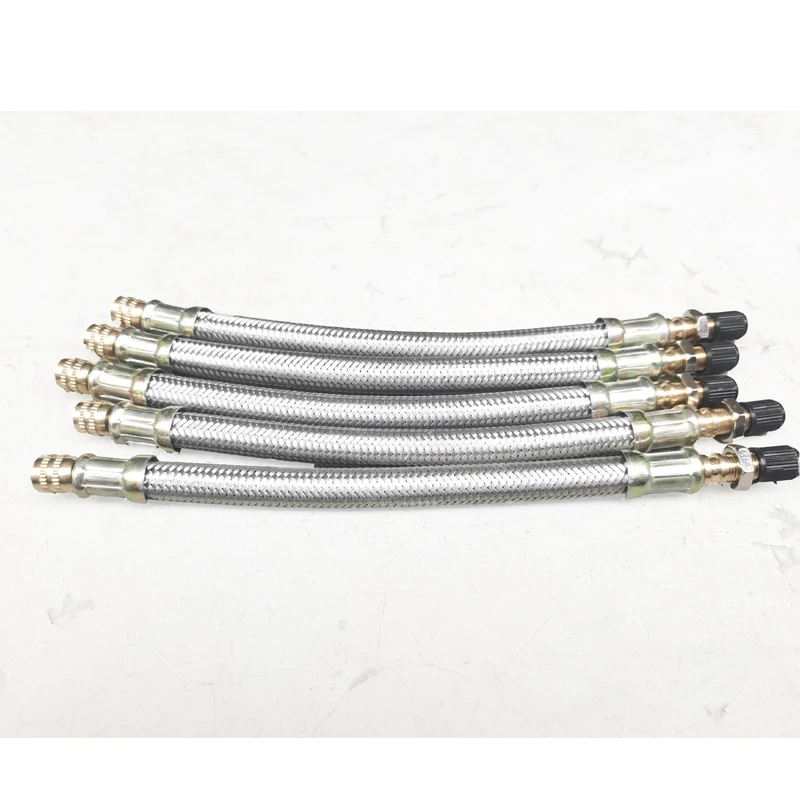 Truck Valve Extension Flexible Bus Tire Valve Extension Rubber Tyre Valve Stem Extender Tire Nipple Adaptor 200mm