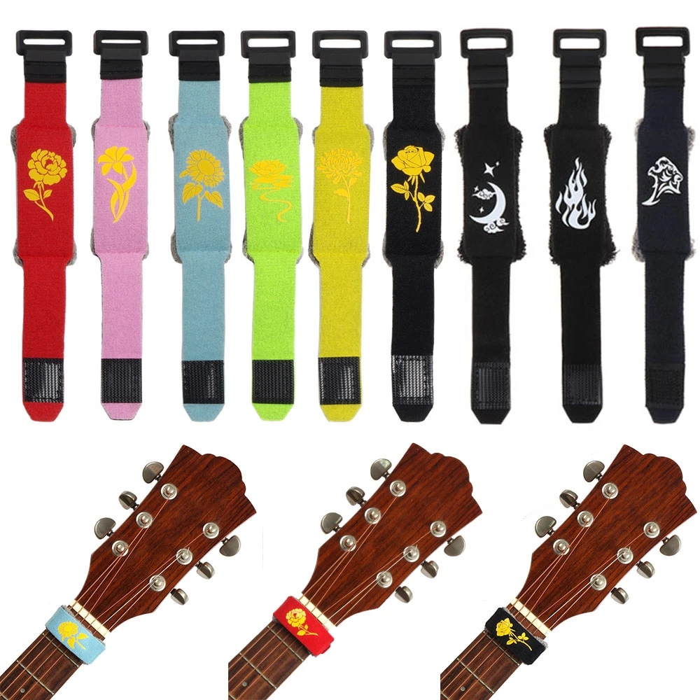 Quality Bass Ukulele String Acoustic Fingerboard Muting Wrap Guitar Finger Wraps Instruments Accessories Strings Mute Muter