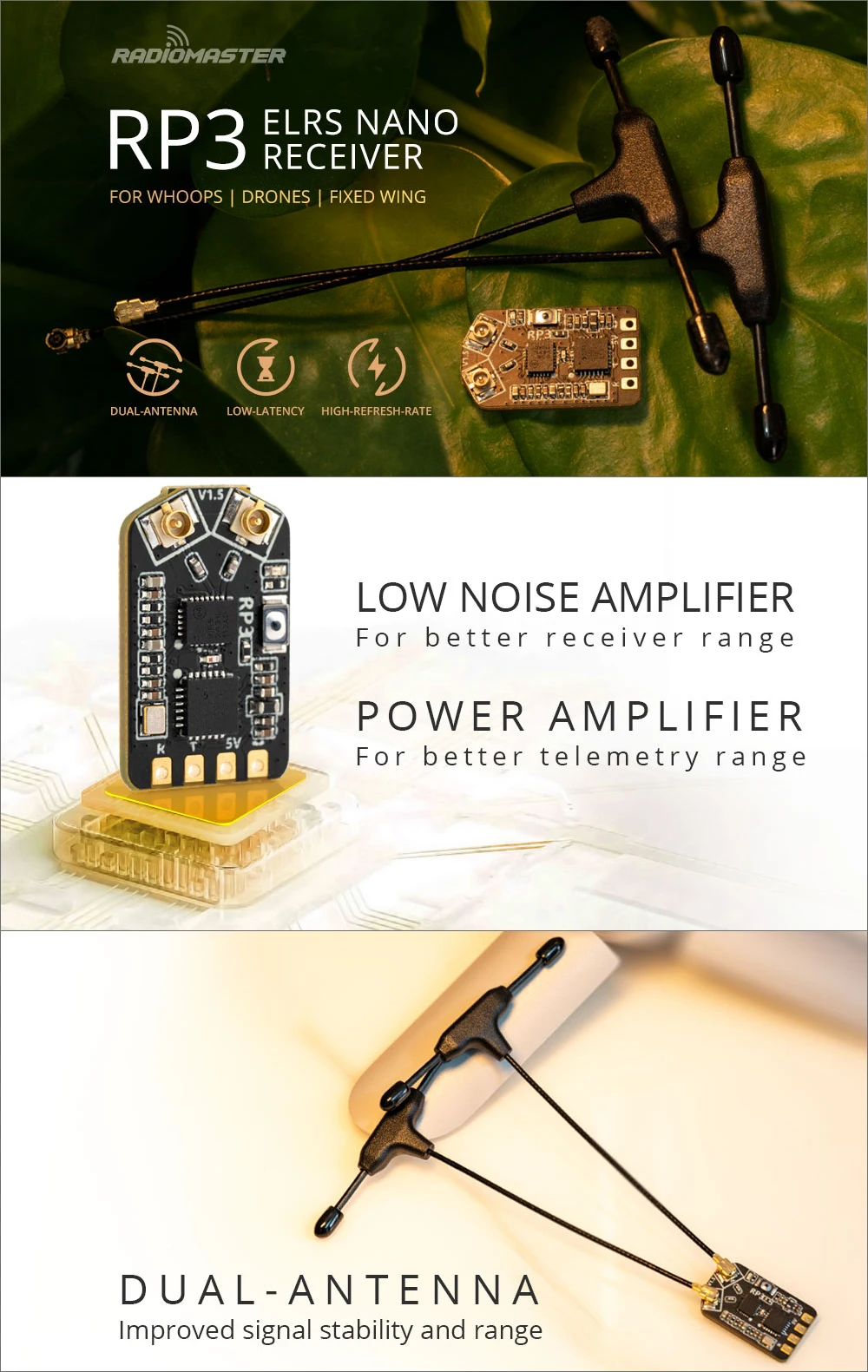 Receptor Elrs De 2.4 Ghz Receptor Nano Expresslrs Con Antena | Cuotas Receptor Elrs De 2.4 Ghz Receptor Nano Expresslrs Con Antena | Cuotas