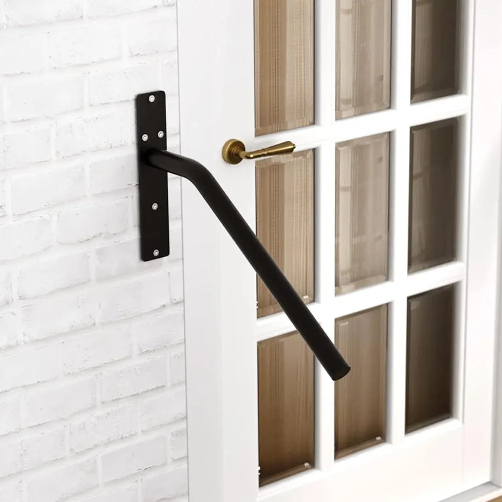 

Handrail Bracket Solid Iron Staircase Support Durable Stylish Metal Banister Rail Holder for Indoor Stair Railing