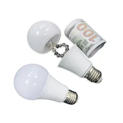 Secret Light Bulb Home Diversion Stash Can, compartimento escondido, recipiente seguro, esconderijo, armazenamento escondido