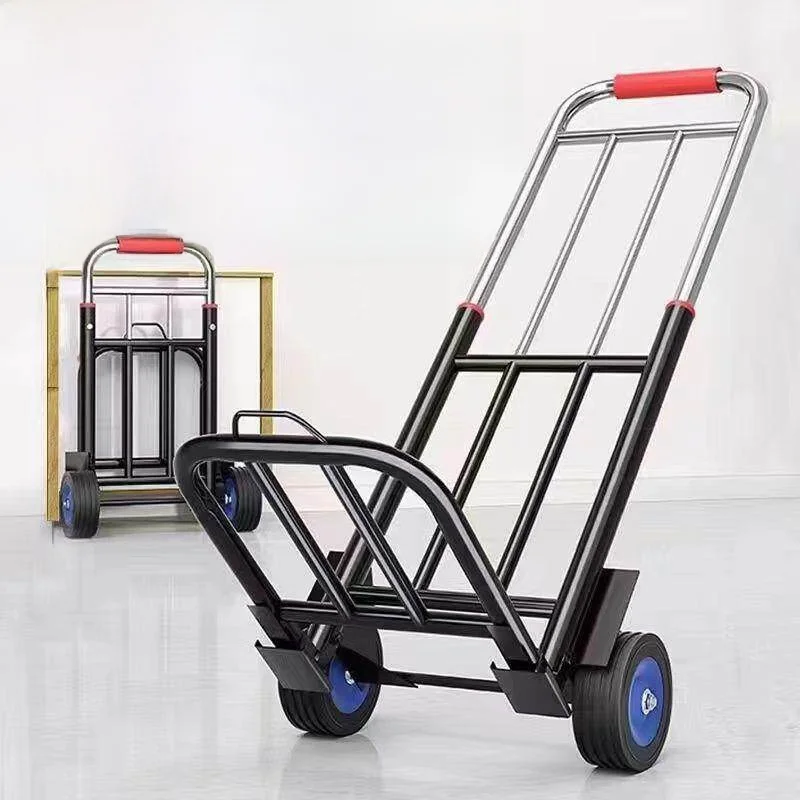 ポータブル折りたたみ式手引きショッピングカート軽量貨物運搬車野菜購入用屋台小型トロリー高品質家庭用