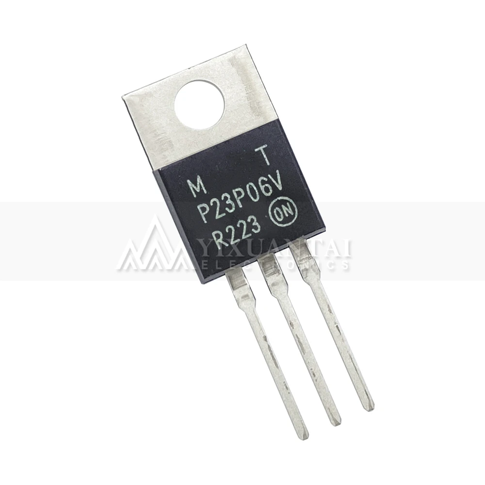 

10PCS/LOT NEW Original MTP23P06VG MTP23P06V MTP23P06 Marking:23P06V MOSFET P-CH 60V 23A TO220