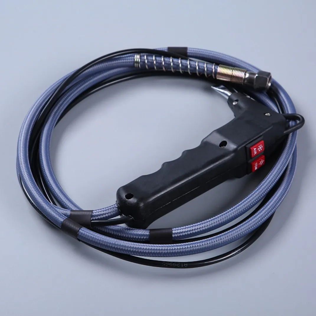Decontamination steam with hot and cold switches, steam spray gun with trachea gun, dry cleaning equipment accessories