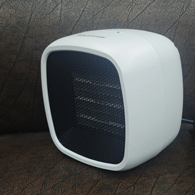 New-A47Q-Desktop Heater Household Square Small Electric Heating Fan Office Portable Speed Heating Heater EU Plug