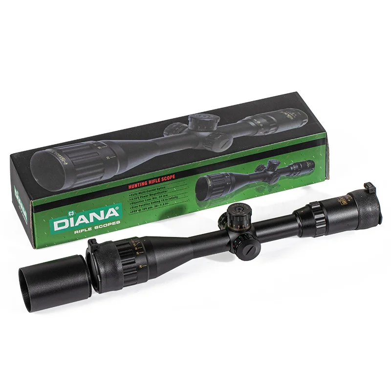 Imagem -06 - Spotting Scope para Rifle de Caça Tático Rifle Scope Visão Óptica Verde Vermelho Iluminado Escopos Rifle Sniper 416x44