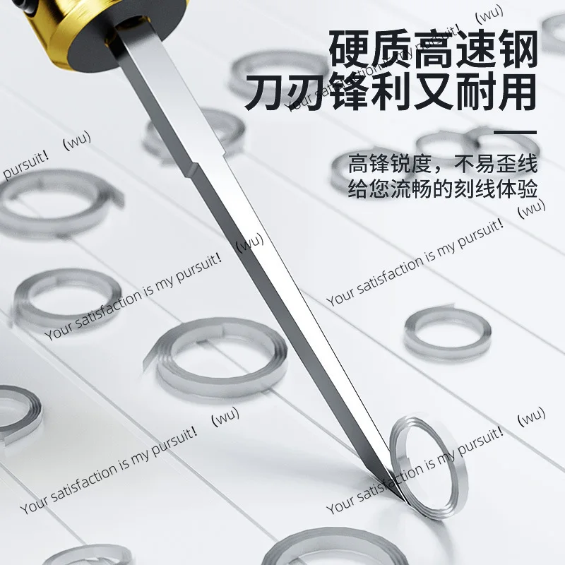 Model Engraving Knife Replacement Engraving Push Knife 0.2-2 mm Figure Transformation Engraving Knife