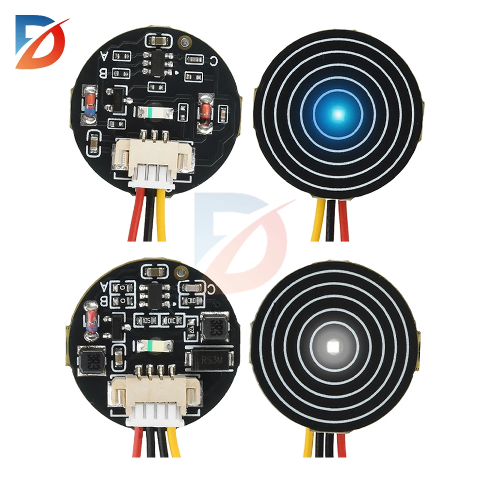 Switch sensor module DC 3-30V inching/self-locking touch single-button switch module bistable optical touch switch LED light bar