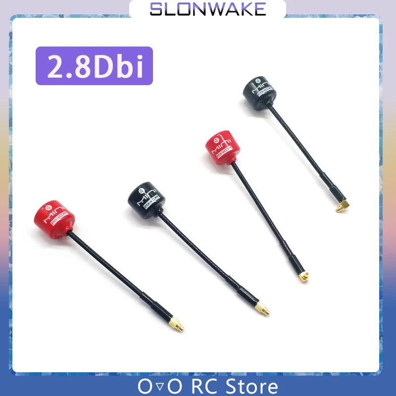 5.8G Lollipop 4 RHCP Antenna high gain 2.8Dbi FPV Transmitter/Receiver MMCX straight/L Size Antenna for RC FPV racing drone part