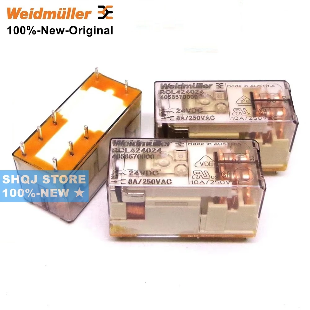 Weidmuller 100%-NEW 10PCS RCL424024 RCL314024 RCL114024 RCL424730 RCL114730 24VDC 230VAC Original Relay