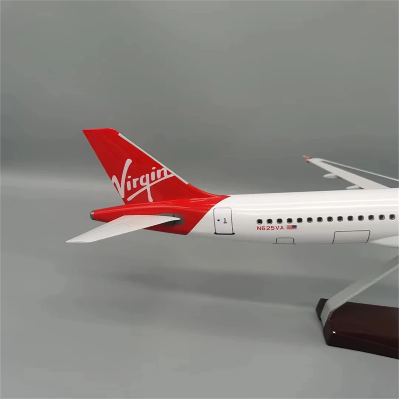 Airplane Model New A320 Virgin America airplane model 320 Plane Model 46CM Aircraft Model Birthday Gift Plane Models Chiristmas