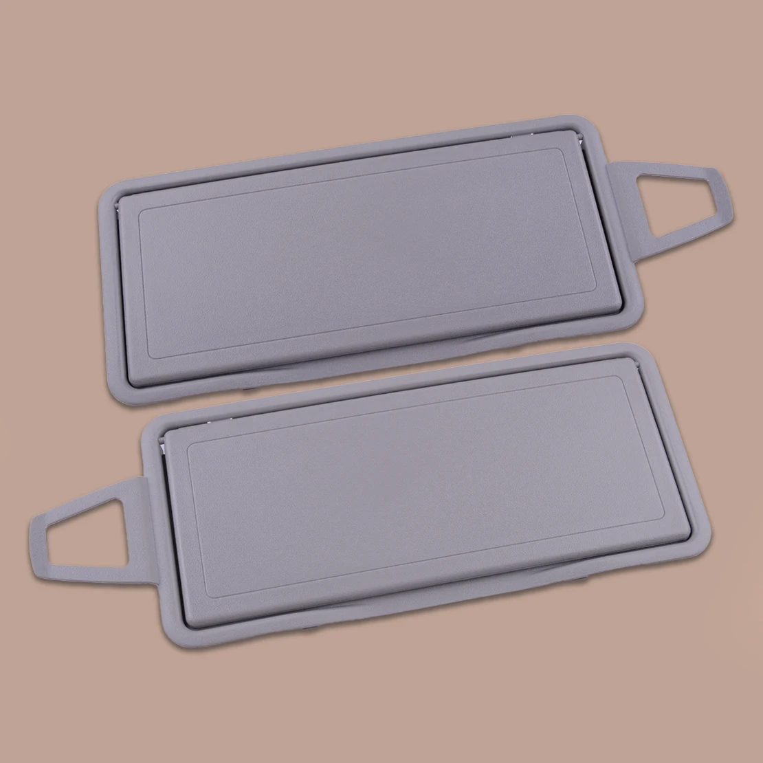 

1 пара солнцезащитного козырька, рамка A2208100110 A2208100210, подходит для Mercedes-Benz S-Class W220 1998-2005, серый пластик