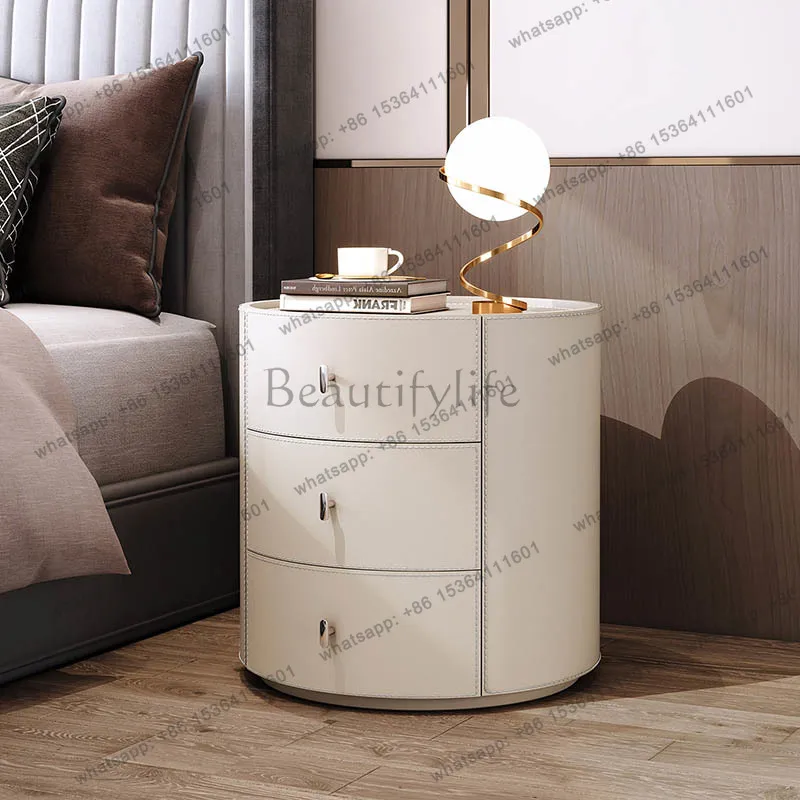 FG Space Saving Industrial Nightstand New Style Creative Bedside Table Compact Modern Mesa Cabeceira Home Bedroom Furniture