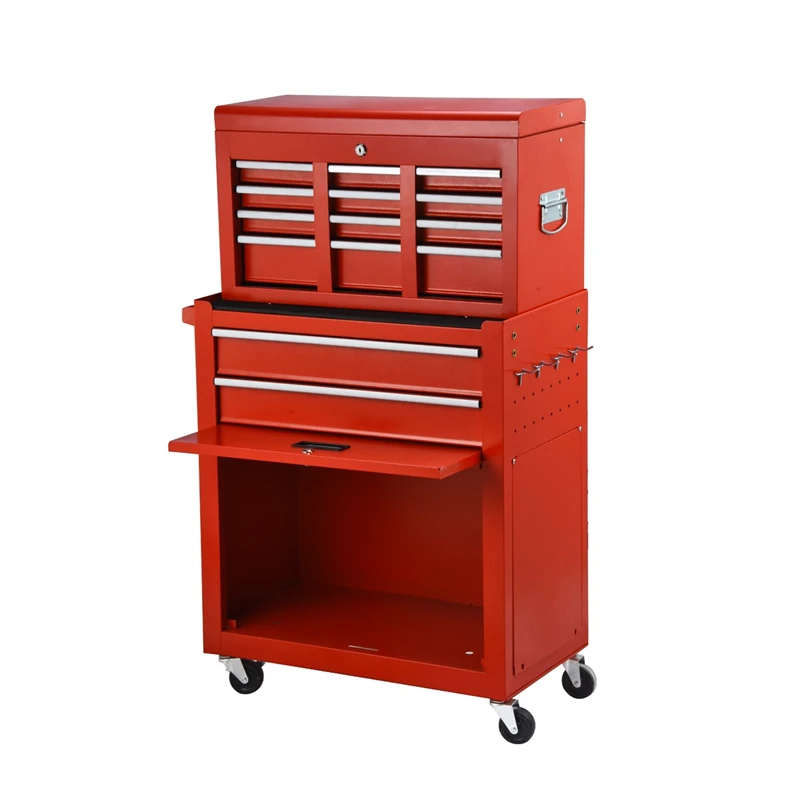 CE Certified Portable Top Chest Rolling Tool Box 8 Drawers Metal Cabinet OEM Customizable Hot Selling Tool Storage Solution