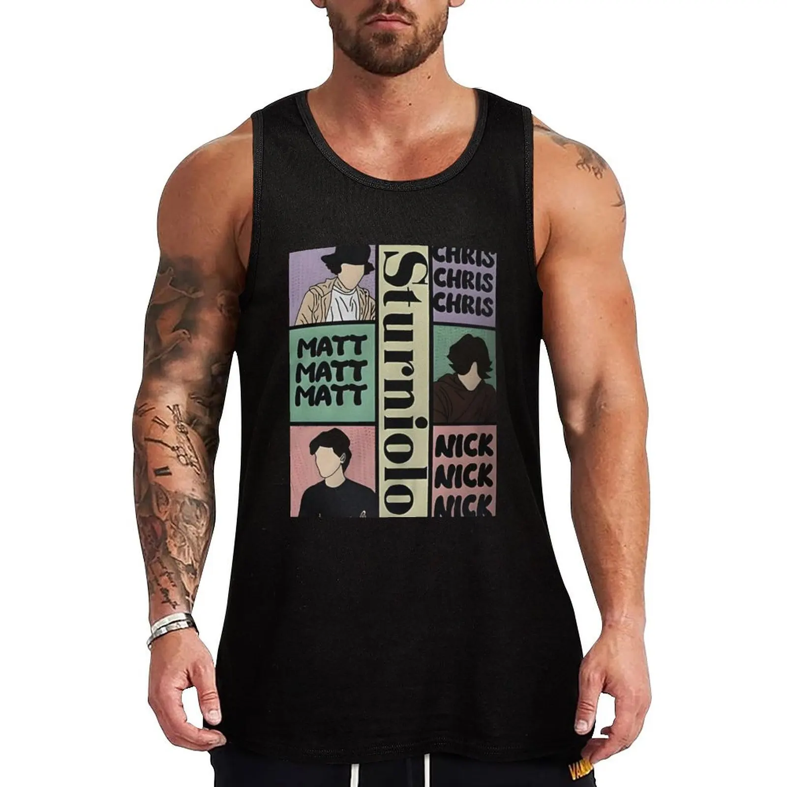 

nd T shirt, Sturniolo&x27;s Unis Tank Top sleeveless shirt man gym Men's cotton t-shirt Fitness men clothing basketball clothing