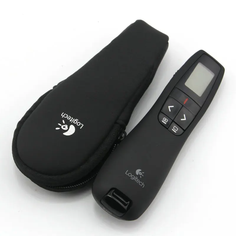 Logitech R800 Remote Control Page Turning Green Pointers Pen Presentation presenter pen 2.4GHz  red Wireless Presenter