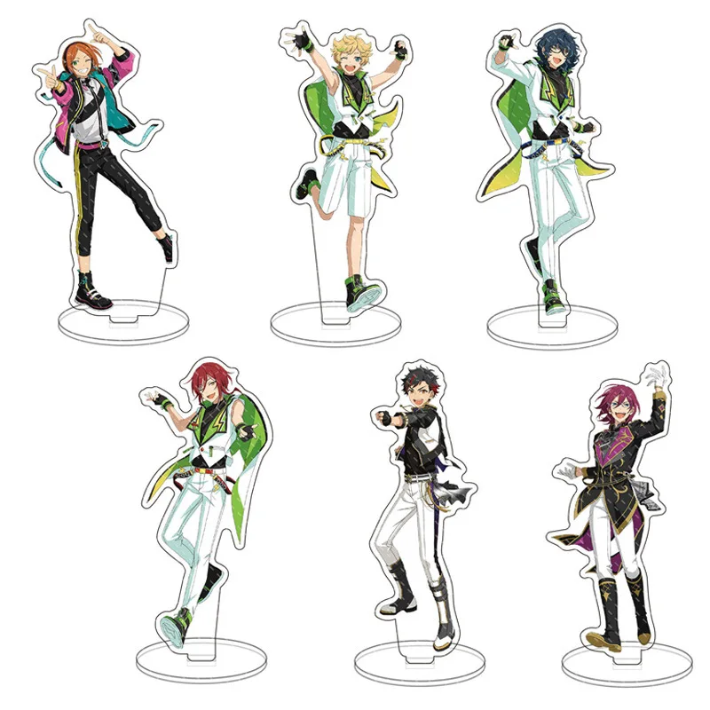 Cartoon Anime Ensemble Stars Yuuki Makoto Hibiki Wataru Fashion Stand Figure Model Plate Acrylic Desk Decor Toys Gifts