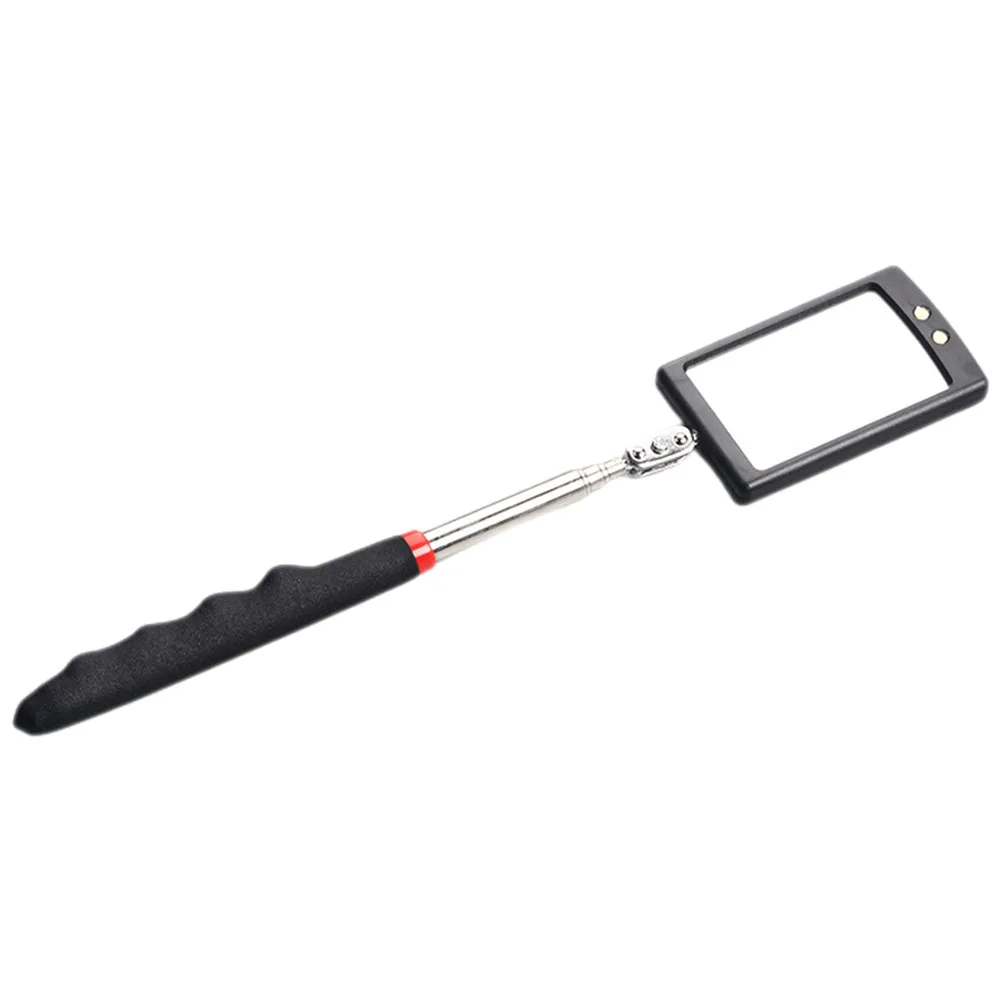 

Telescoping Inspection Mirror Stainless Steel Tube Retractable Lightweight 360 Degree Swivel LED Auto Mechanic Tool for Vehicle
