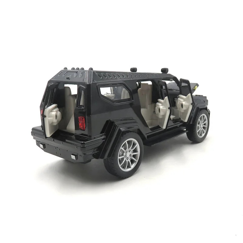 1:28 giocattoli auto camion SUV cavaliere XV modello in lega Diecast veicoli auto bambini LED bambini regali collezione giocattoli di simulazione per ragazzi