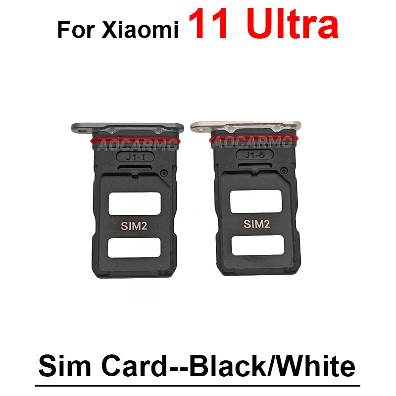 Sim Card For Xiaomi 11 Ultra Lite 11Pro Mi 11T Pro 11Lite Sim Tray Holder Socket Slot Repair Replacement Parts - view 5