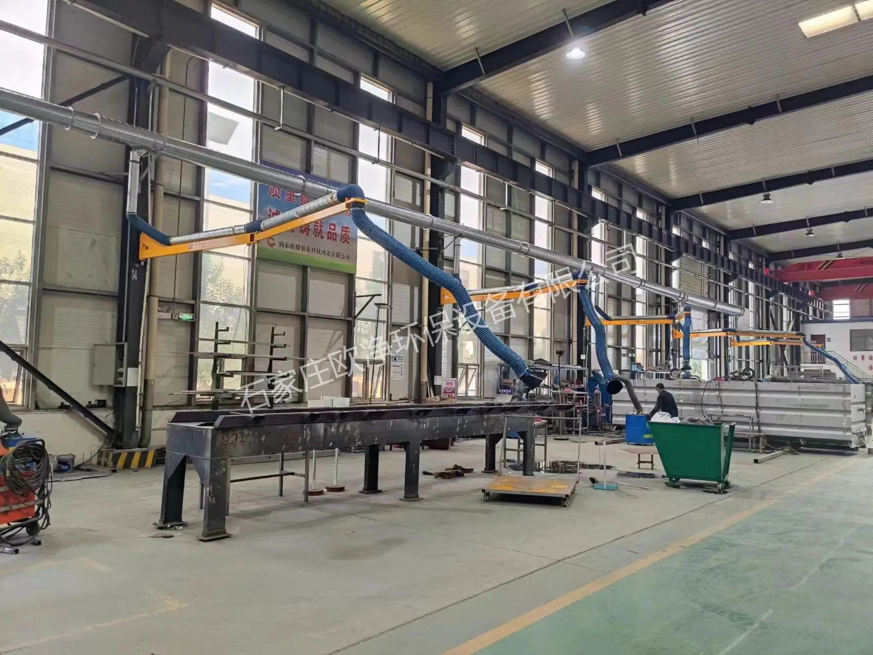 Braccio di aspirazione flessibile per sistema di estrazione di fumi Braccio di scarico per collettore di polveri per saldatura