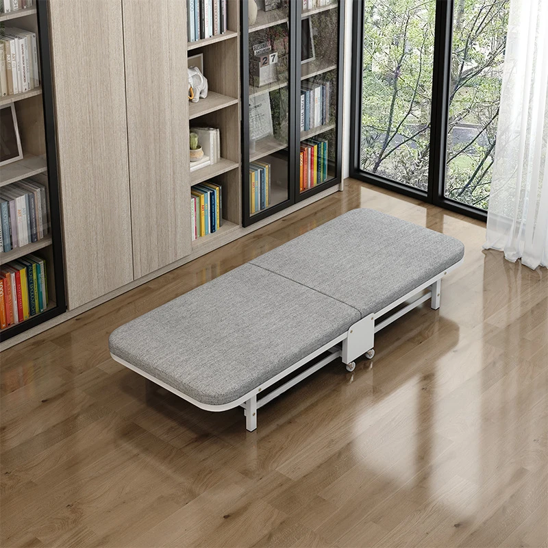 

Portable Folding Bed Furniture Folding-bed Foldable Mattress Sleeping Beds Cheap Multifunctional Sofa Simple Mobile Single Fold