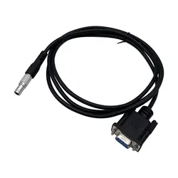 GEV102(563625) Data Transfer Cable RS232 9 Pin To 5 Pin Compatible Leica total station COM Port Download Cable