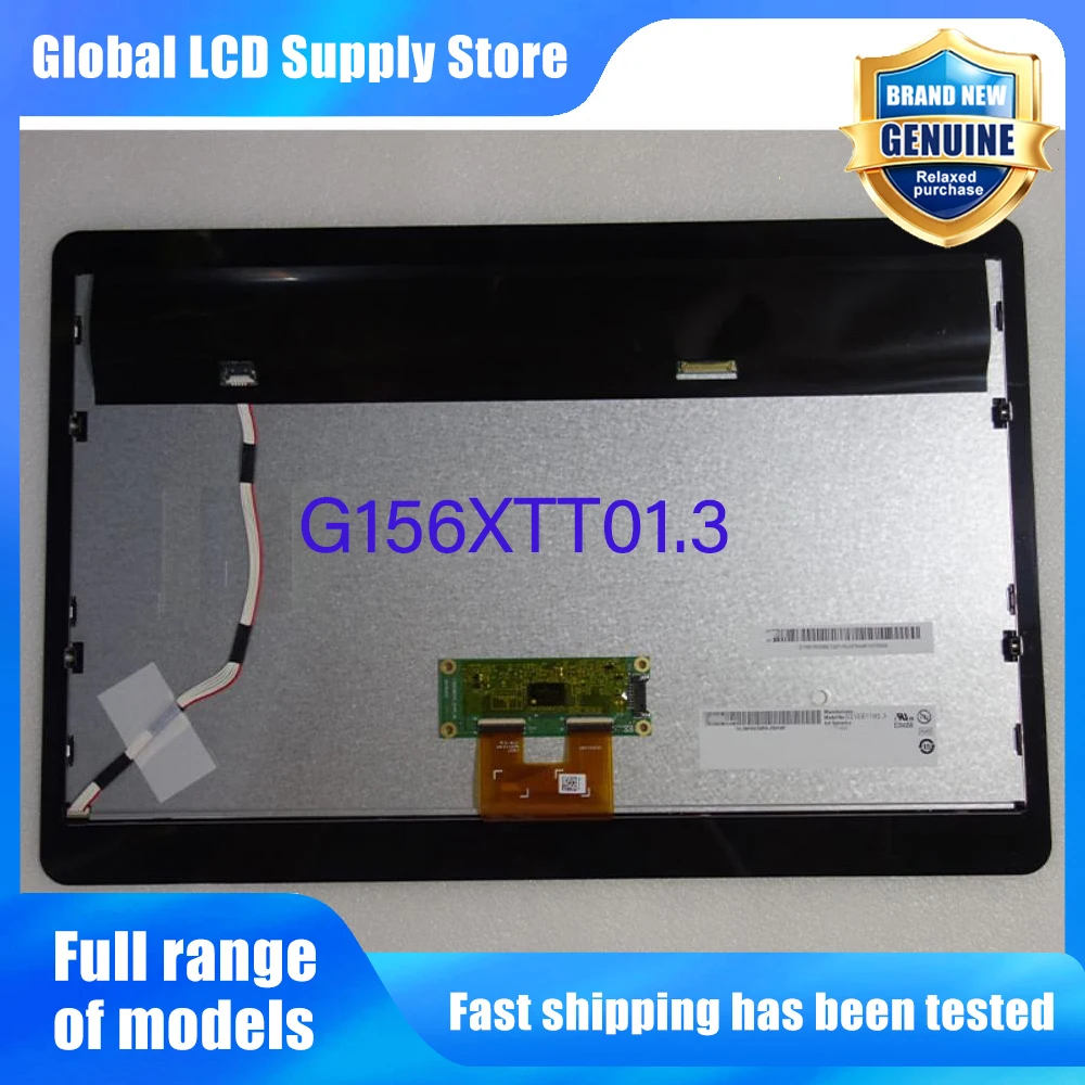 G156XTT01.3 15.6 Inch LCD Display Screen Industrial Original for 30 Pins Connector Brand New Tested