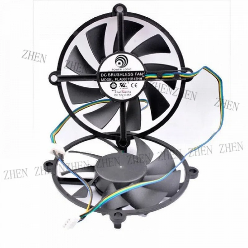 

Y 2Pcs/Lot PLA08015B12HH 12V 0.35A 85mm GTS250 450 GPU cooling fan