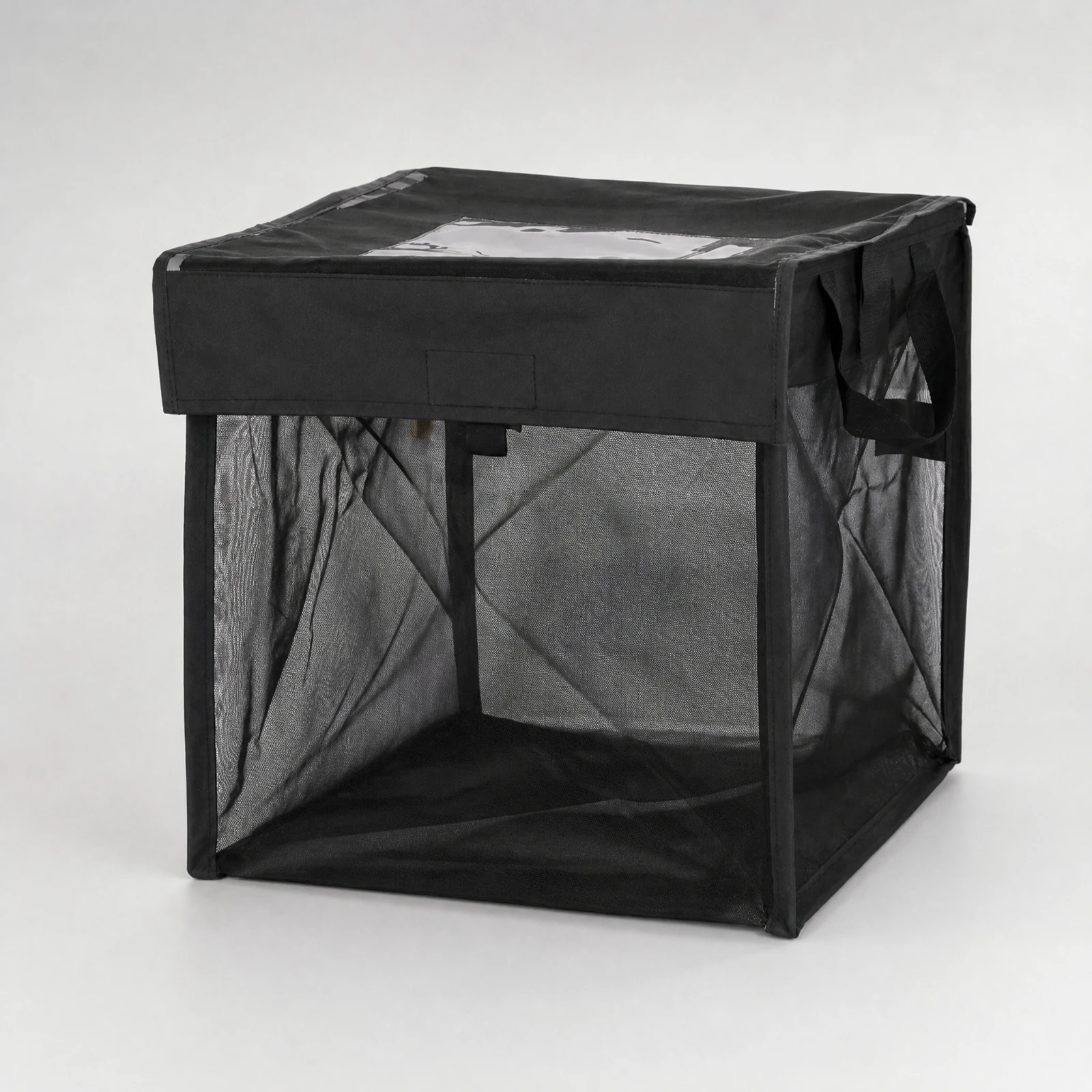 125L Mesh Refuse Container Space-Saving Square Collapsible Yard Waste Bin Mesh Waste Box Large Capacity Collapsible Trash Can