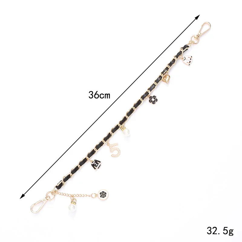 Mobile Phone Lanyard Pickup Carrying Chain Short Wrist Strap Style Phone Universal 5 Lipstick Strap Small Fragrant Wind Pendant