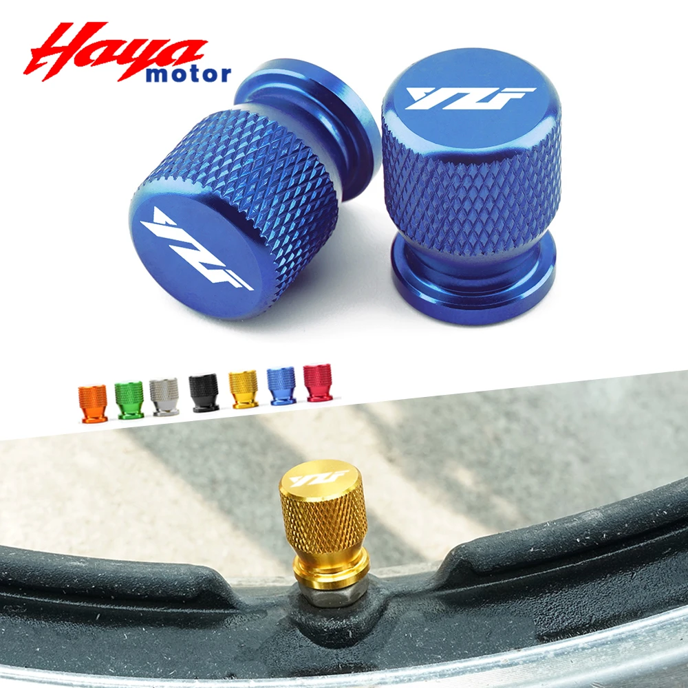 Motorcycle Tire Valve Caps Plug Air Port Stem Cover For Yamaha YZF R1 R3 R25 R6 R125 YZFR1 YZFR3 YZFR5 YZFR25 YZFR125 2013-2022