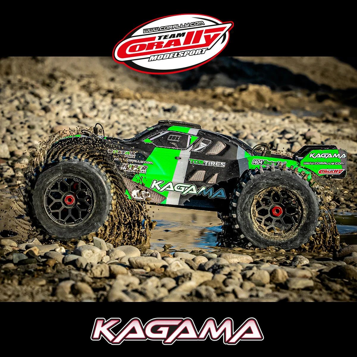 Team Corally 1/8 RC Car KAGAMA 6S Brushless 4WD Off-road High Speed Truck Remote Control Racing Buggy Monster Truck Adults Toy