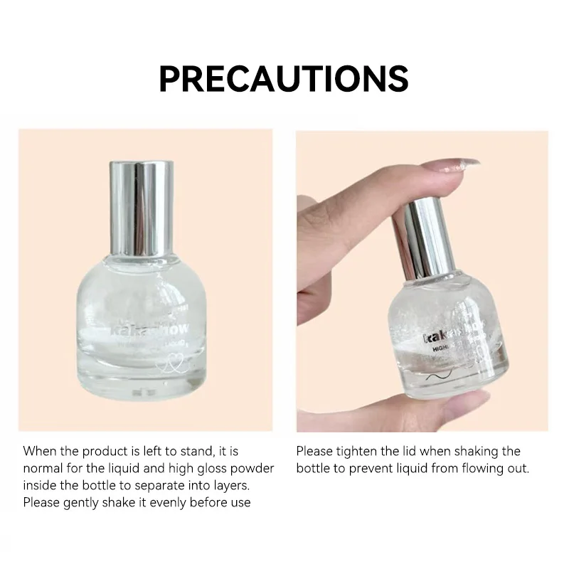 KAKASHOW vloeibare markeerstift - lichtgewicht formule op waterbasis, niet plakkerig, sprankelend diamanteffect, geen glitter fallout