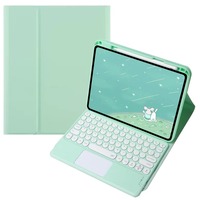 Funda For Xiaomi Pad 7 Case with Pencil Holder Magnetic Wireless Trackpad Keyboard For Xiaomi Pad 7 Pro 11.2 inch Tablet Cover
