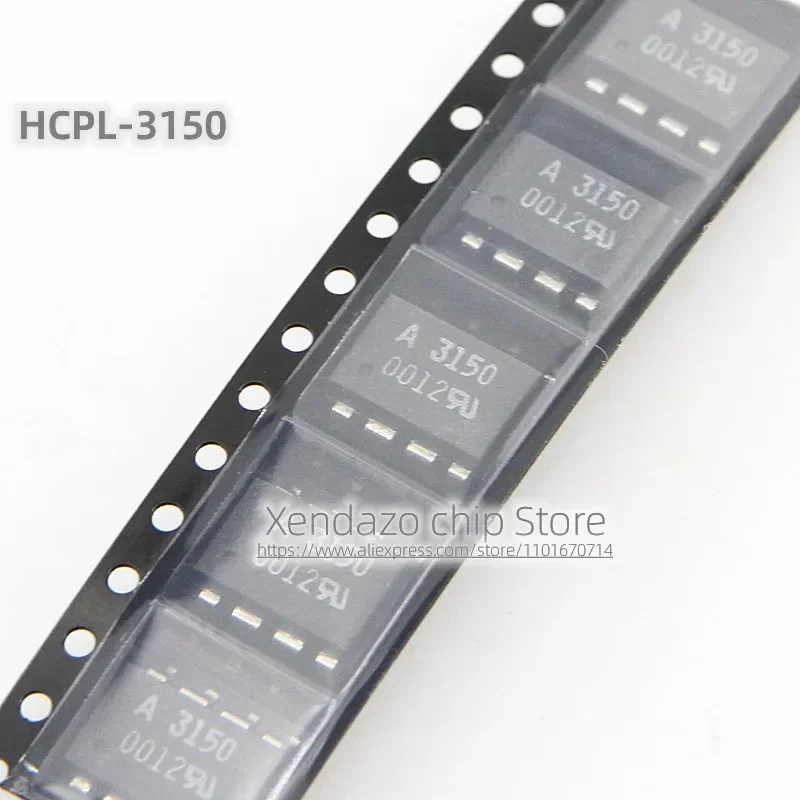 10pcs/lot HCPL-3150-500E HCPL-3150 HCPL3150 Silk screen printing A3150 SOP-8 package Original genuine Optocoupler chip