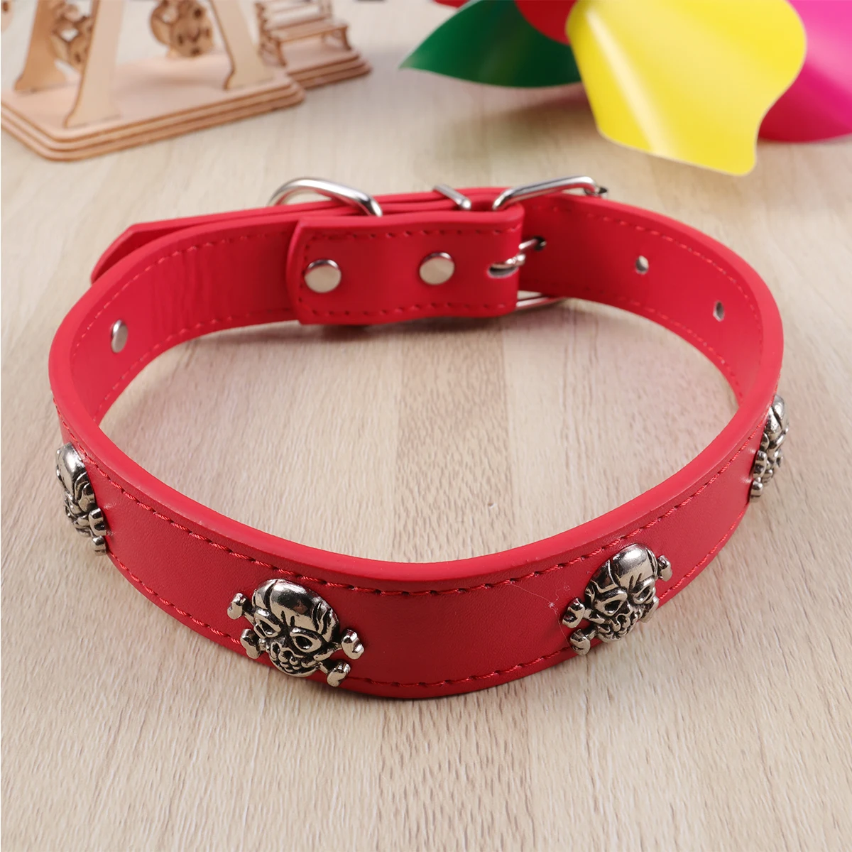 

Pet Skull Necklace Number Puppy Grooming Dog Collar Halloween Ornaments Supplies Cat