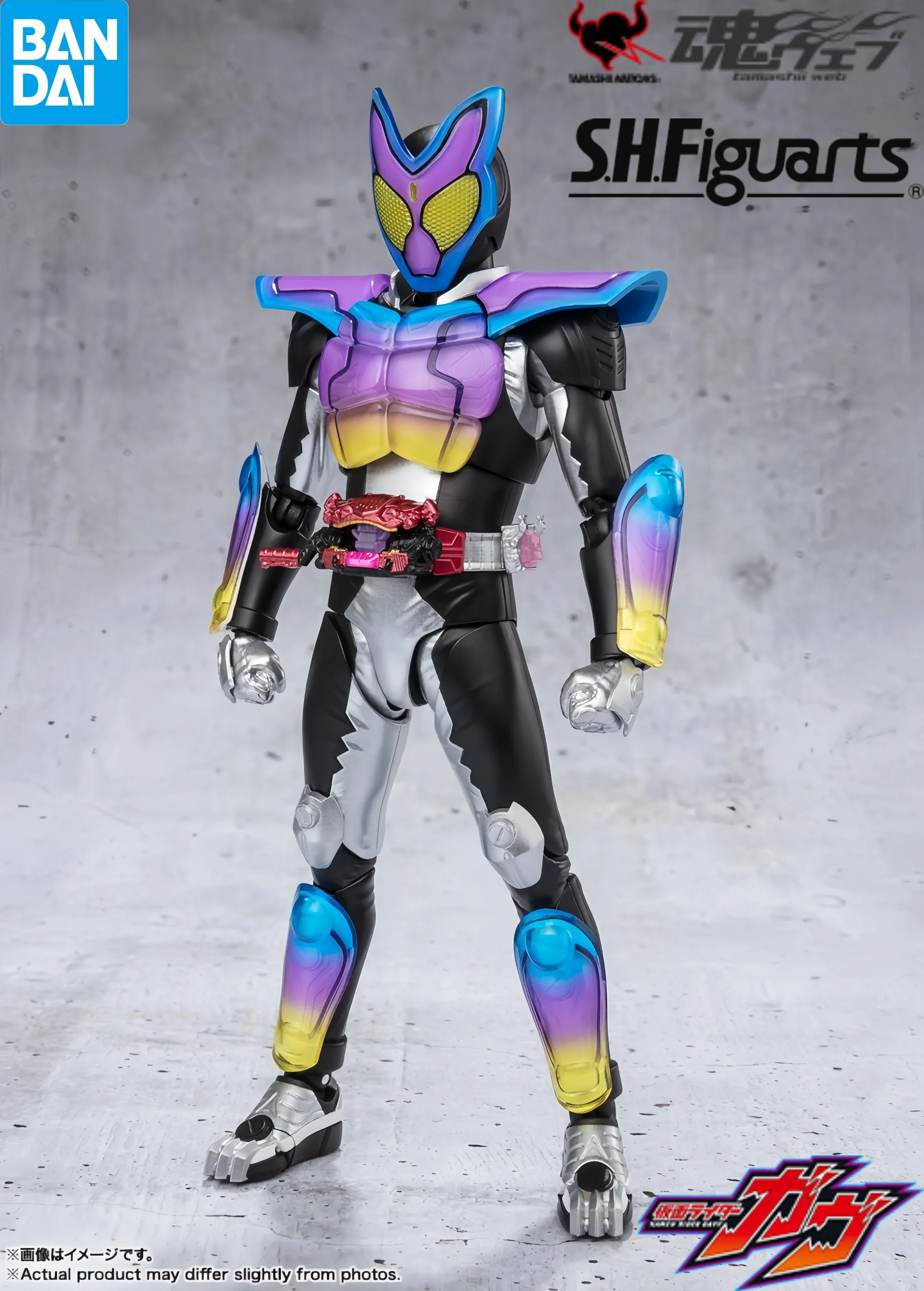 

Genuine Bandai S H Figuarts Kamen Rider Gavv Poppingummy Form Action Figures Moment of Battle Colections Ornaments Gift Original