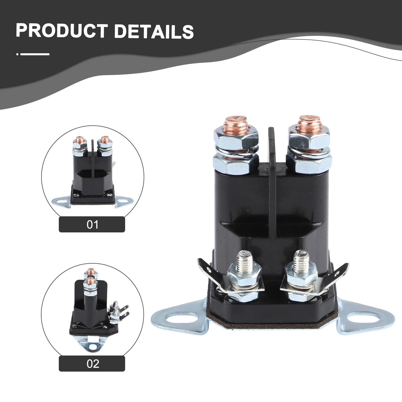 Ride Starter Solenoid Solenoid Tool for tractor 1134-2946-02 4 Pole Professional Accessories For Many Lawn  Ride