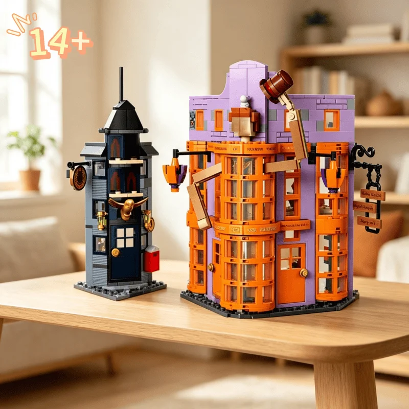 Kreativer Zaubertrick-Werkstatt-Bausatz 834 Teile 2026 Auf Lager Heimdekoration Klassische Magische Bausteine Modellspielzeug für Erwachsene Weihnachtsgeschenke