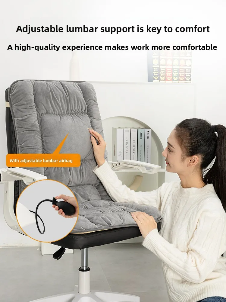 Heating seat cushion Office  Heating artifact chair cushion Autumn and winter backrest integrated electric seat cushion