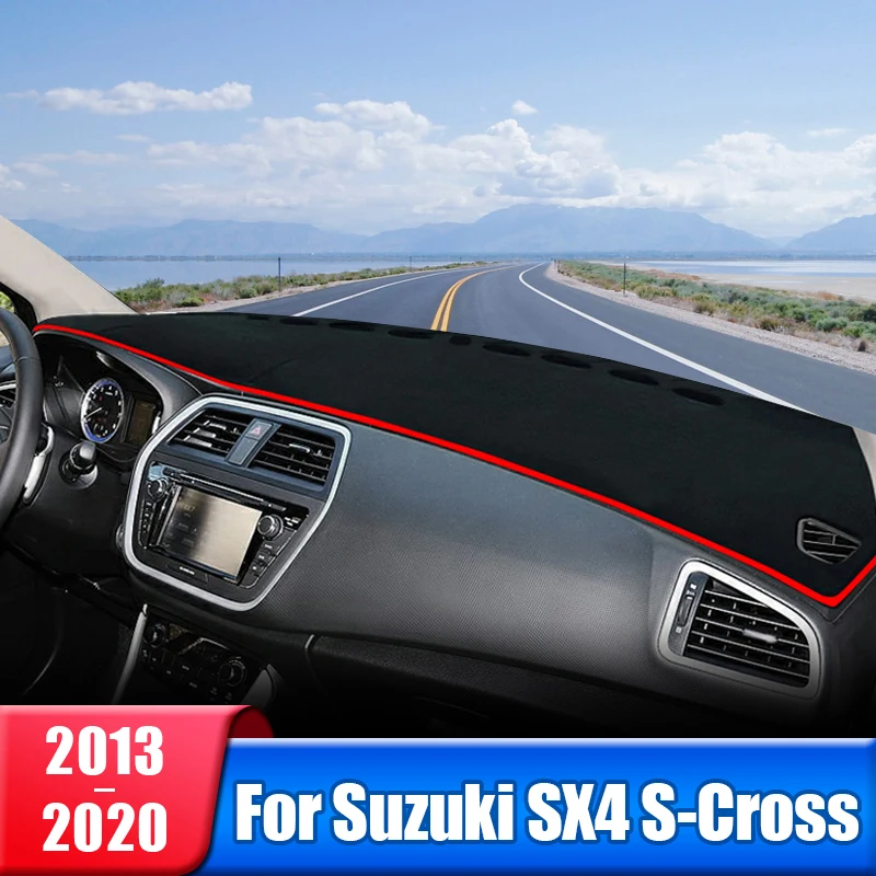 

Car Dashboard Cover For Suzuki SX4 S-Cross 2013 2014 2015 2016 2017 2018 2019 2020 sx4 scross Dash Sun Shade Mat Accessories