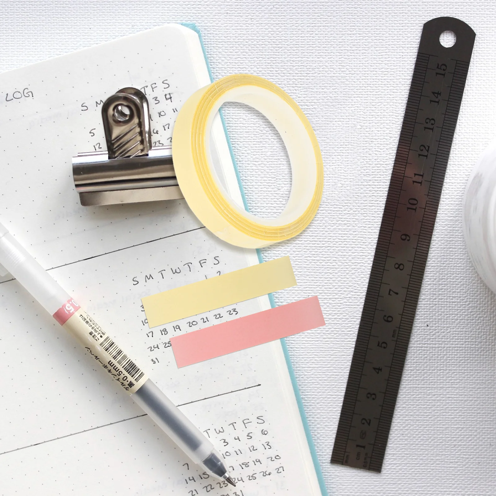 10 Rolls Clear Writable Sticky Tape Removable for Document Organization Transparent Book Annotation Page Markers