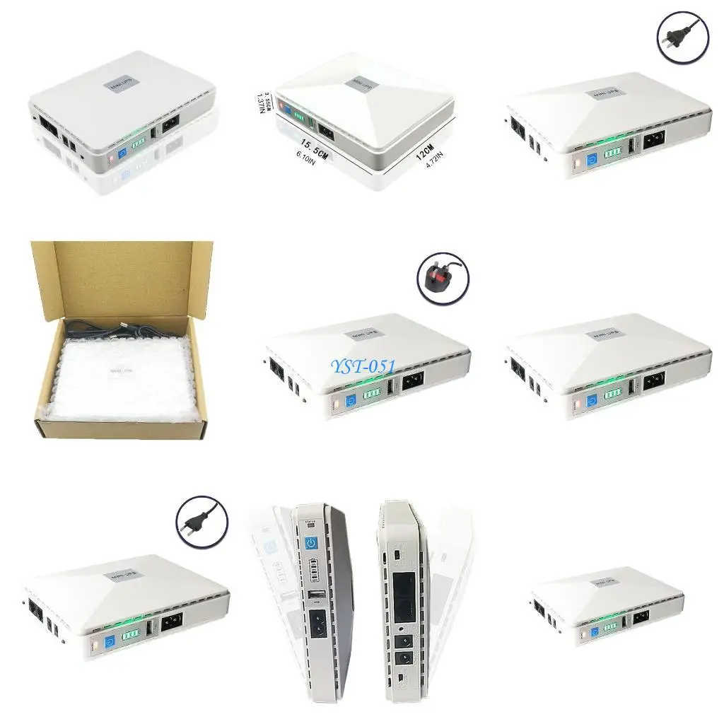 

E15A Mini UPS Battery Backup for Wifi, Router, Modem, Security Camera 8800Mah